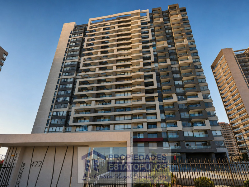 Se Arrienda Departamento Amoblado Edificio las Águilas, Sector Norte de Antofagasta.